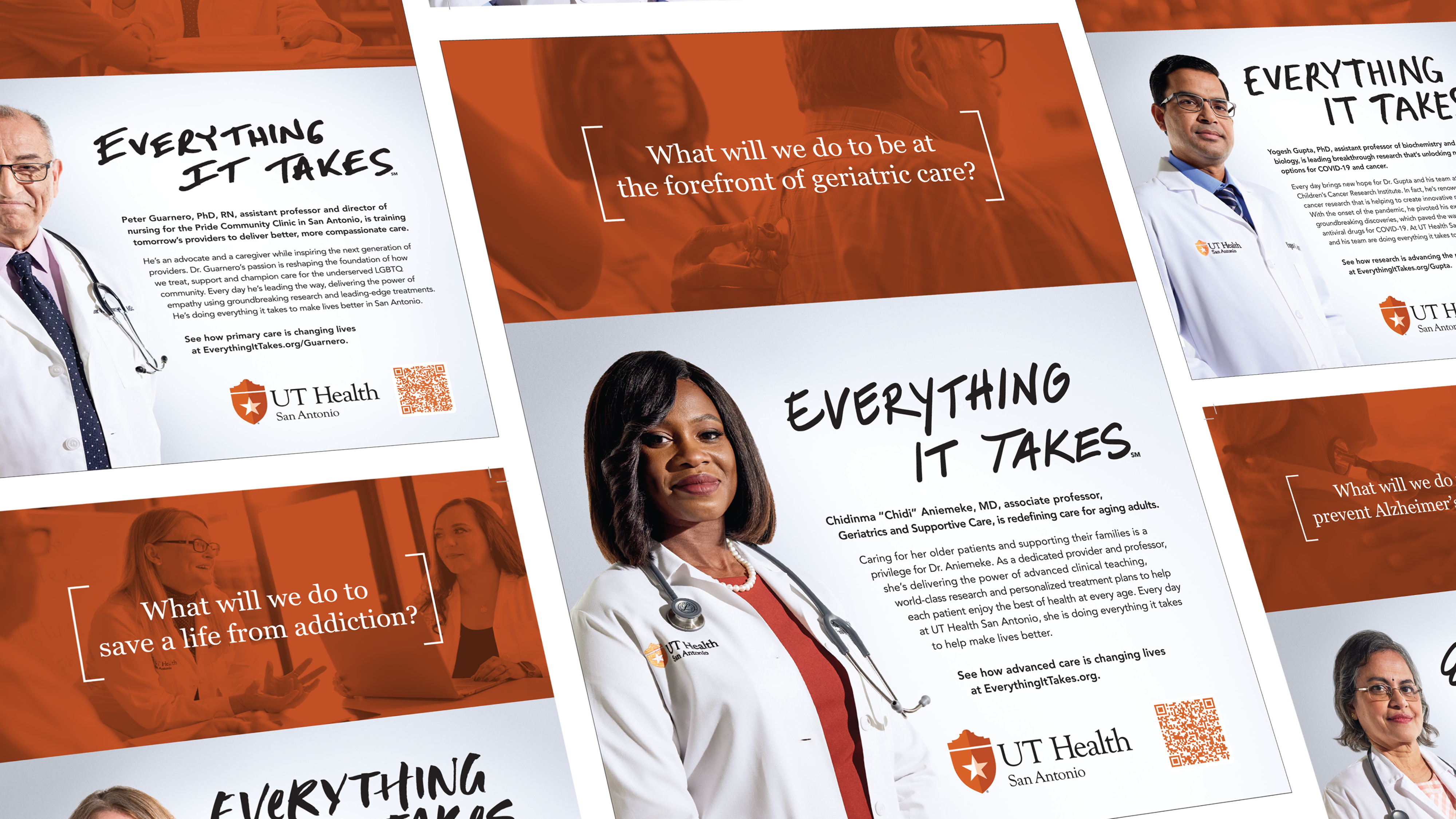 Print Ads for UT Health San Antonio by Ten Adams