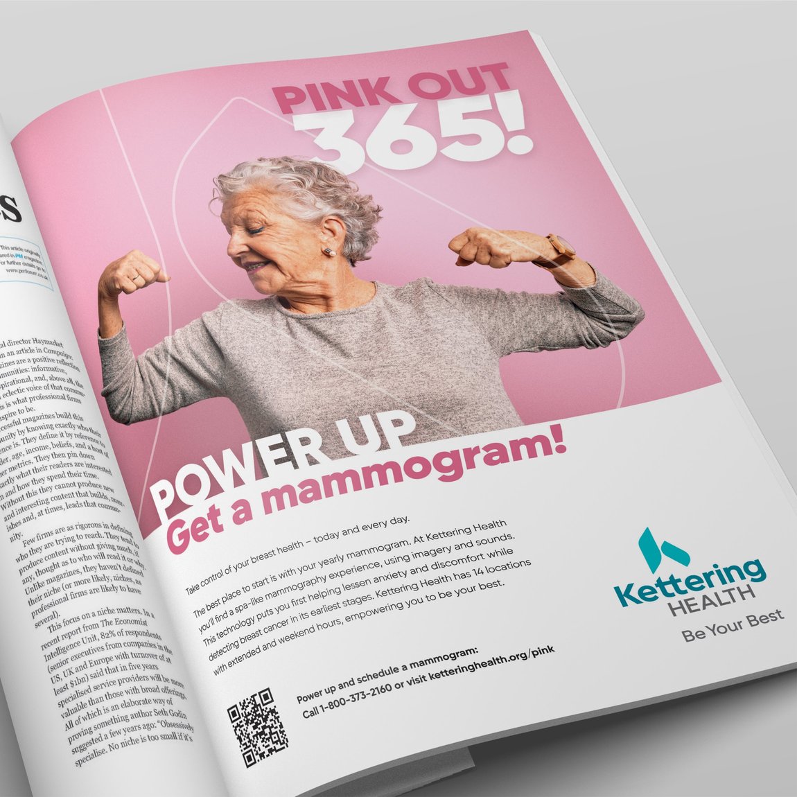 Kettering Health Pink 365 Magazine Ad